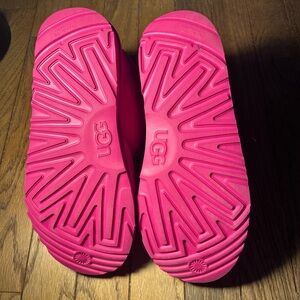 UGG Pink Boots with Vibrant Soles